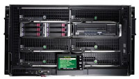 Caja HP BLc3000 con 4 fuentes de alimentacin de 6 ventiladores y licencia ICE completa (508664-B21)